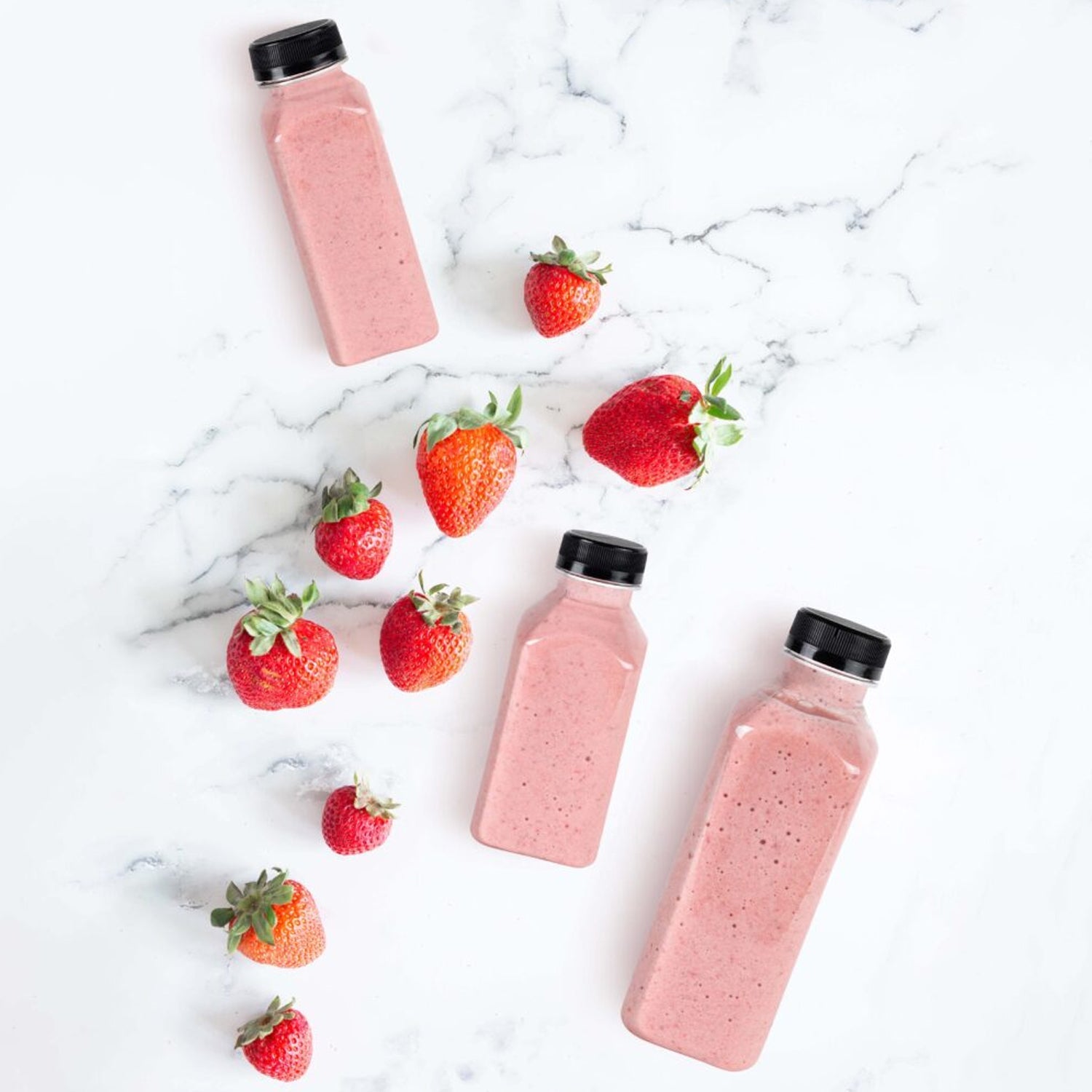 16oz Plastic Bottles Container With Lids