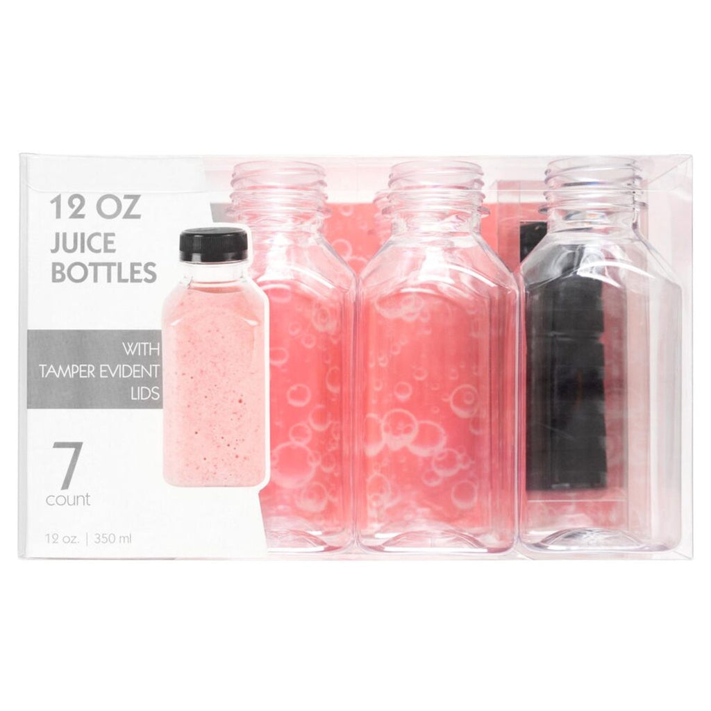 12oz Plastic Bottles Container With Lids
