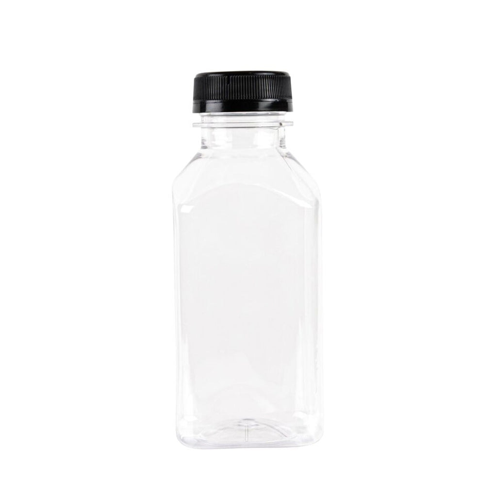12oz Plastic Bottles Container With Lids Food Storage & Serving Blue Sky 7 Pieces