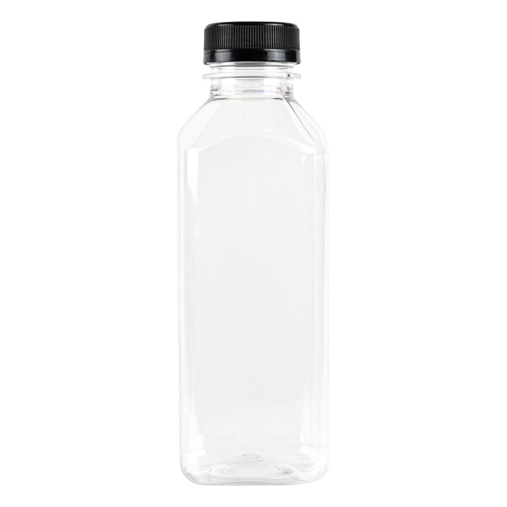 16oz Plastic Bottles Container With Lids Food Storage & Serving Blue Sky 7 Pieces