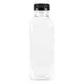 16oz Plastic Bottles Container With Lids Food Storage & Serving Blue Sky 7 Pieces