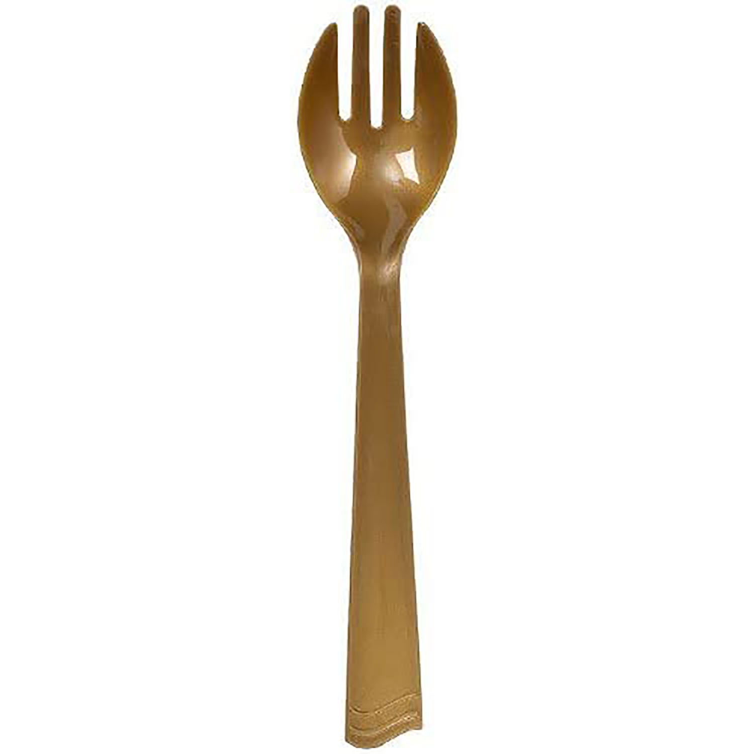 10" Gold Serving Fork Plastic