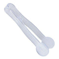 6" Mini Clear Plastic Ice Tongs