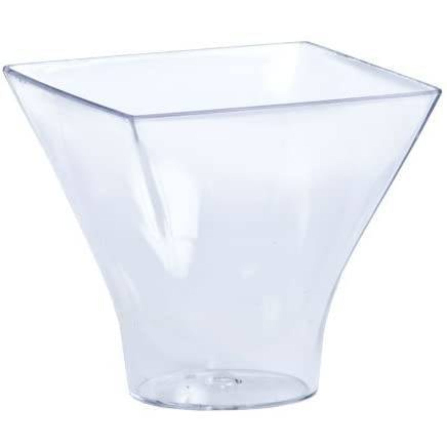 3 oz Mini Clear Plastic Flared Mousse Cup