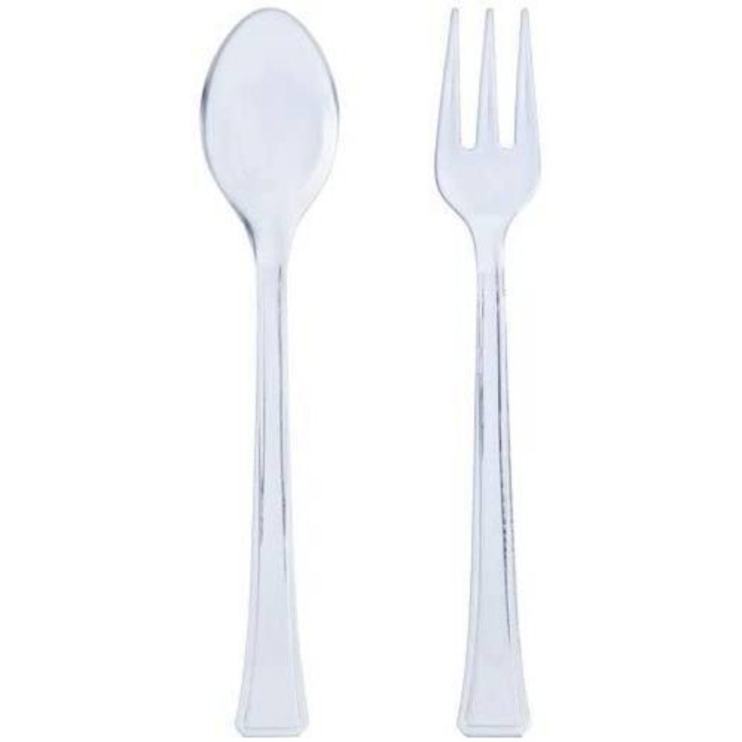 Mini Plastic Clear Spoons