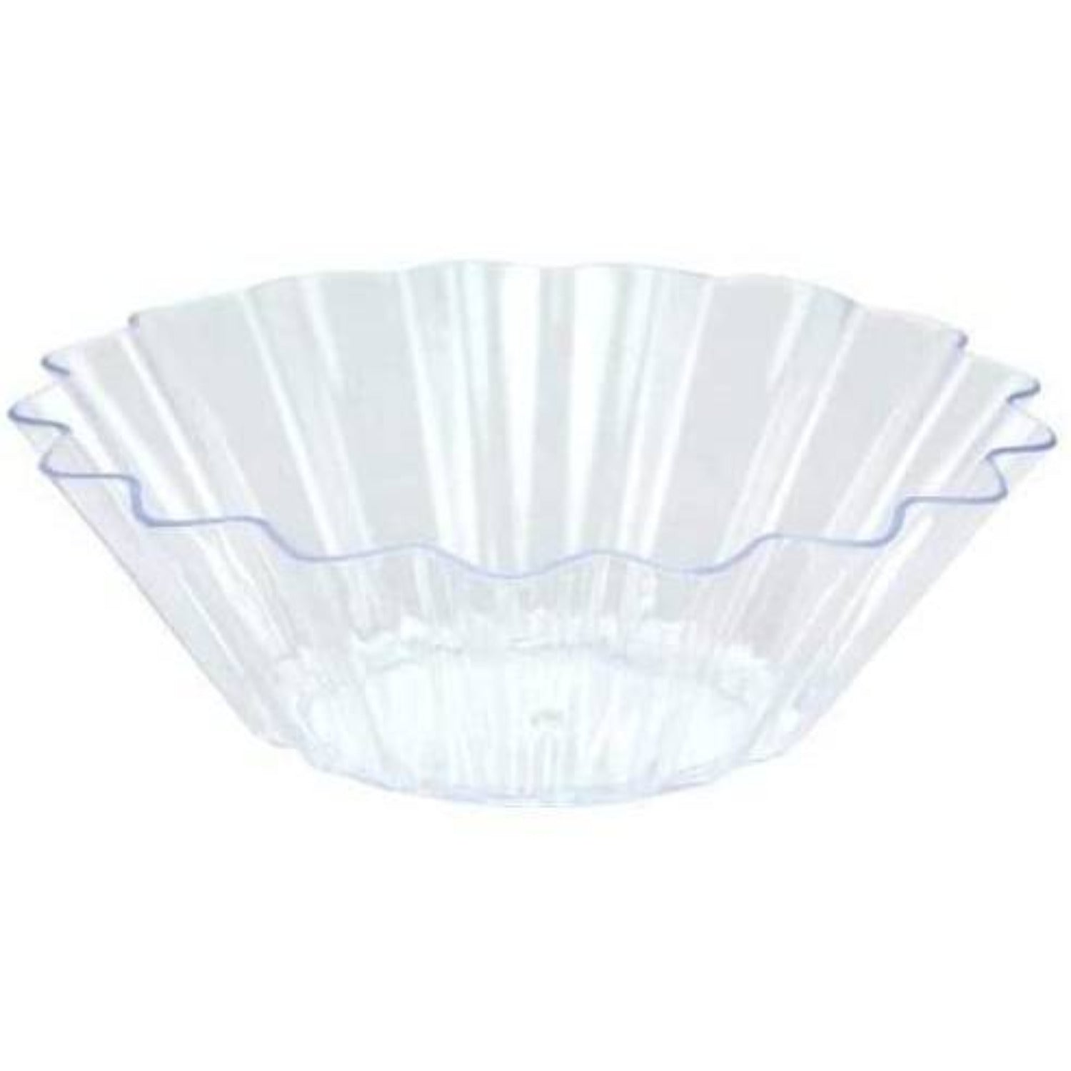 Mini Plastic Fanflair Dish Clear