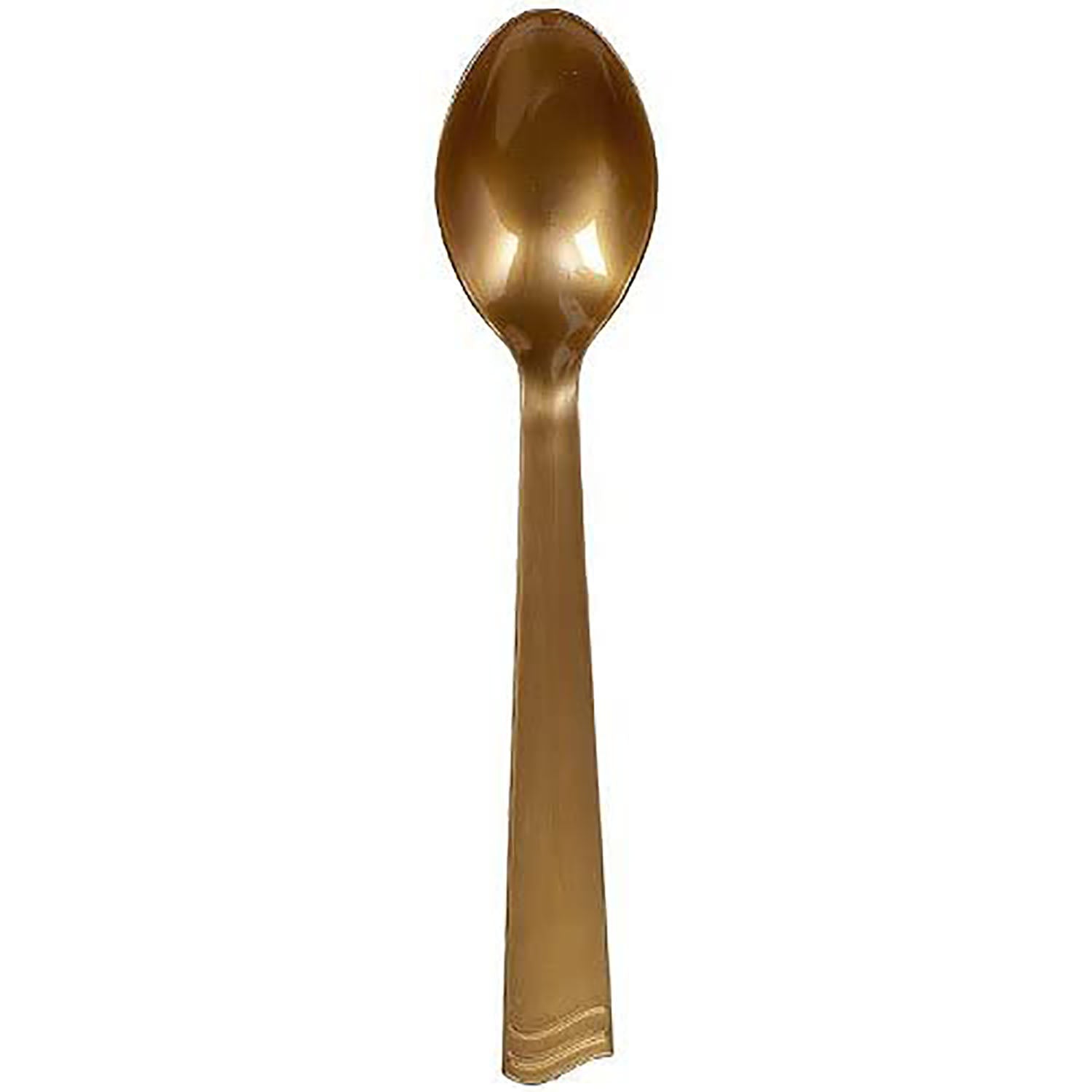 10" Gold Serving Spoon Plastic