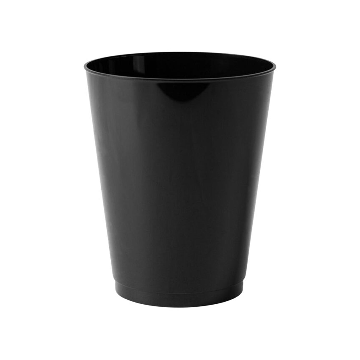 12oz Tumblers Plastic Black Heavy Weight