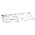 13" X 6.25" Plastic Rectangle Tray Chanukah Heavyweight 3 Pack