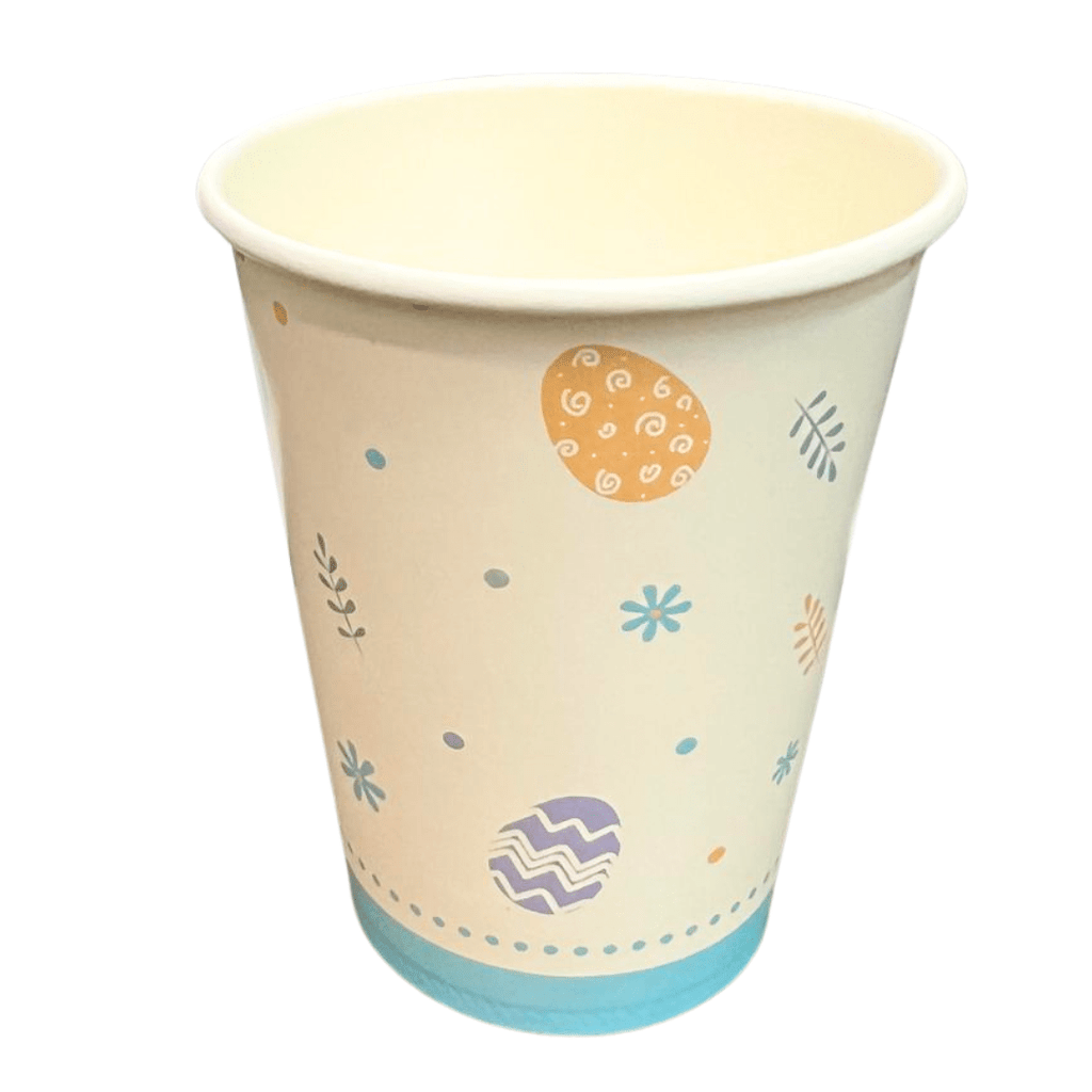 9oz Easter Paper Cup 8 pack | Eco-friendly & Durable