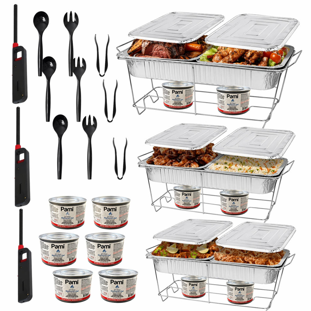 36 Piece All-in-One Chafing Dish Set for Catering & Events