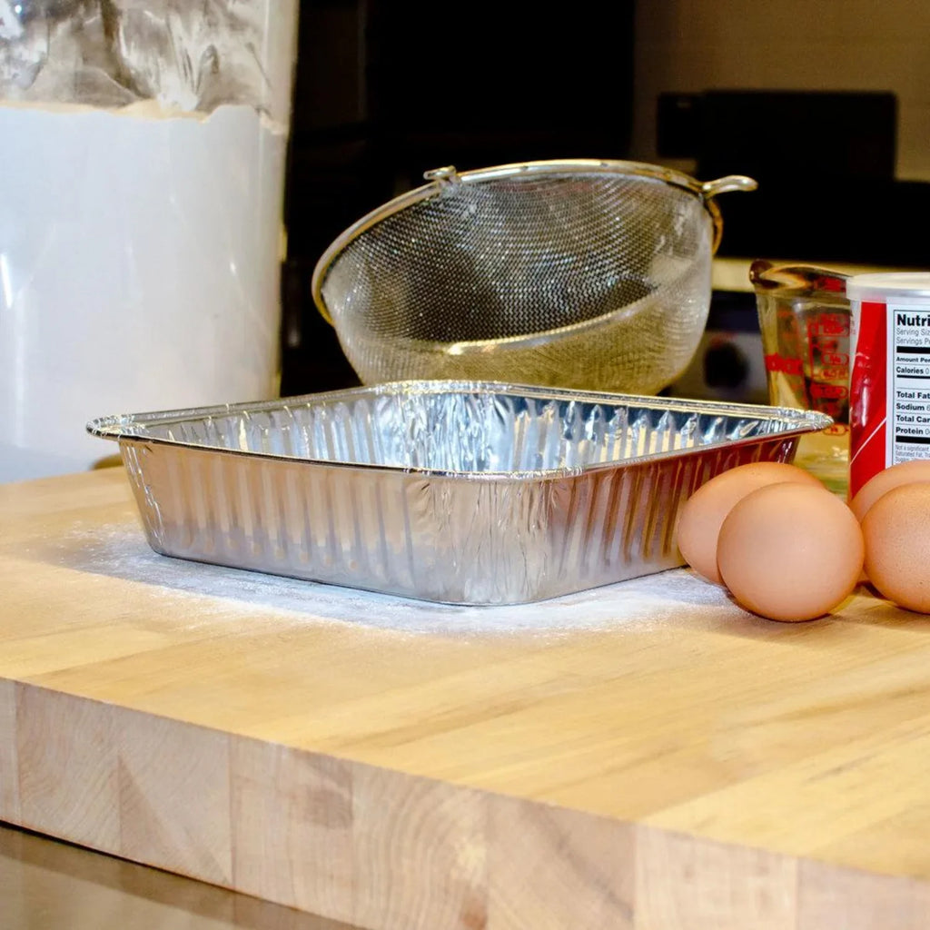 *WHOLESALE* 9" Square Cake Baking Disposable Aluminum Pan 500/case