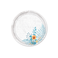 6.75" Floral Bliss  Dessert Paper Plates