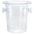 4 Quart Ice Bucket Clear Plastic