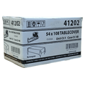 *WHOLESALE* 54''X18'' Clear Rectangular Table cover Disposable Plastic 48/Case