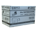 *WHOLESALE* 54''X18'' Green Rectangular Table cover Disposable Plastic 48/Case