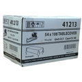 *WHOLESALE* 54'' X 108'' Yellow Rectangular Table cover Disposable Plastic 48/Case