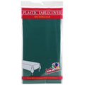 54'' X 108'' Hunter Green Rectangular Tablecover Plastic