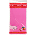 54'' X 108'' Hot Pink Rectangular Tablecover Plastic