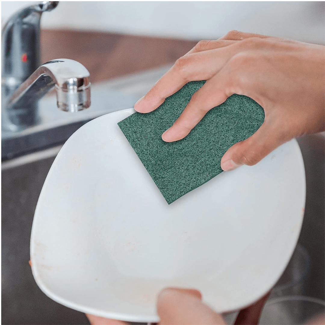 Green Multi Purpose Scrubbers: 7 Peices