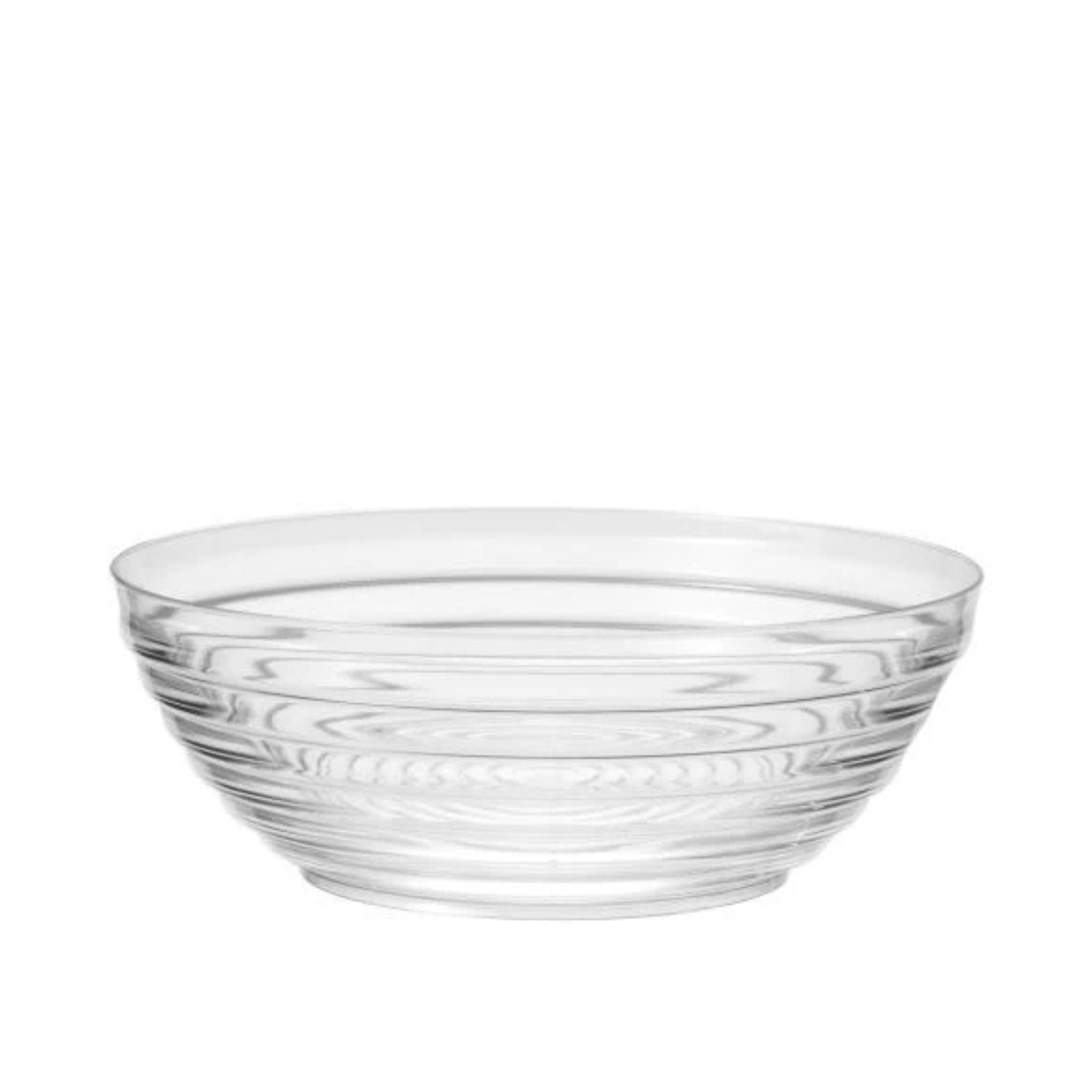 5 Quart 11 inch Large Ringed Serving Bowl Heavyweight Plastic
