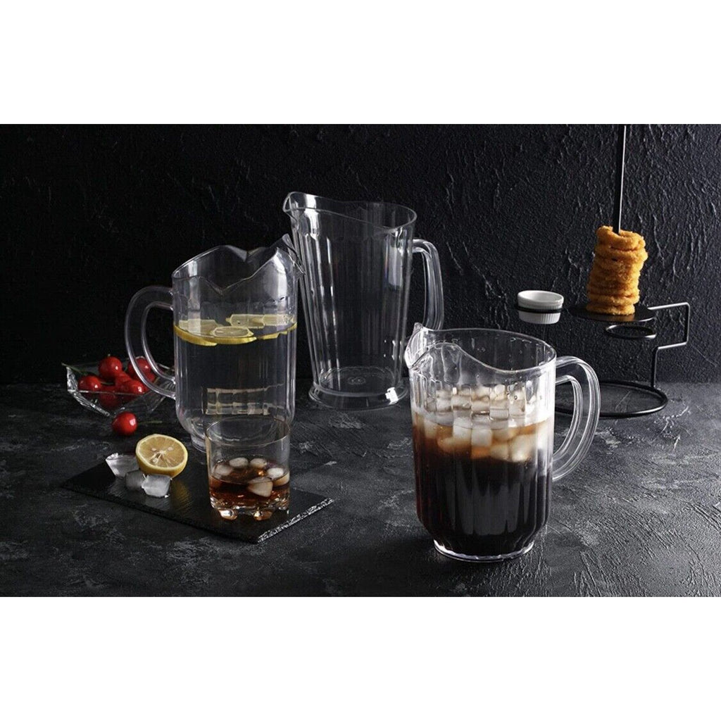 58oz Pitcher With handle Clear Restaurant Style Plastic