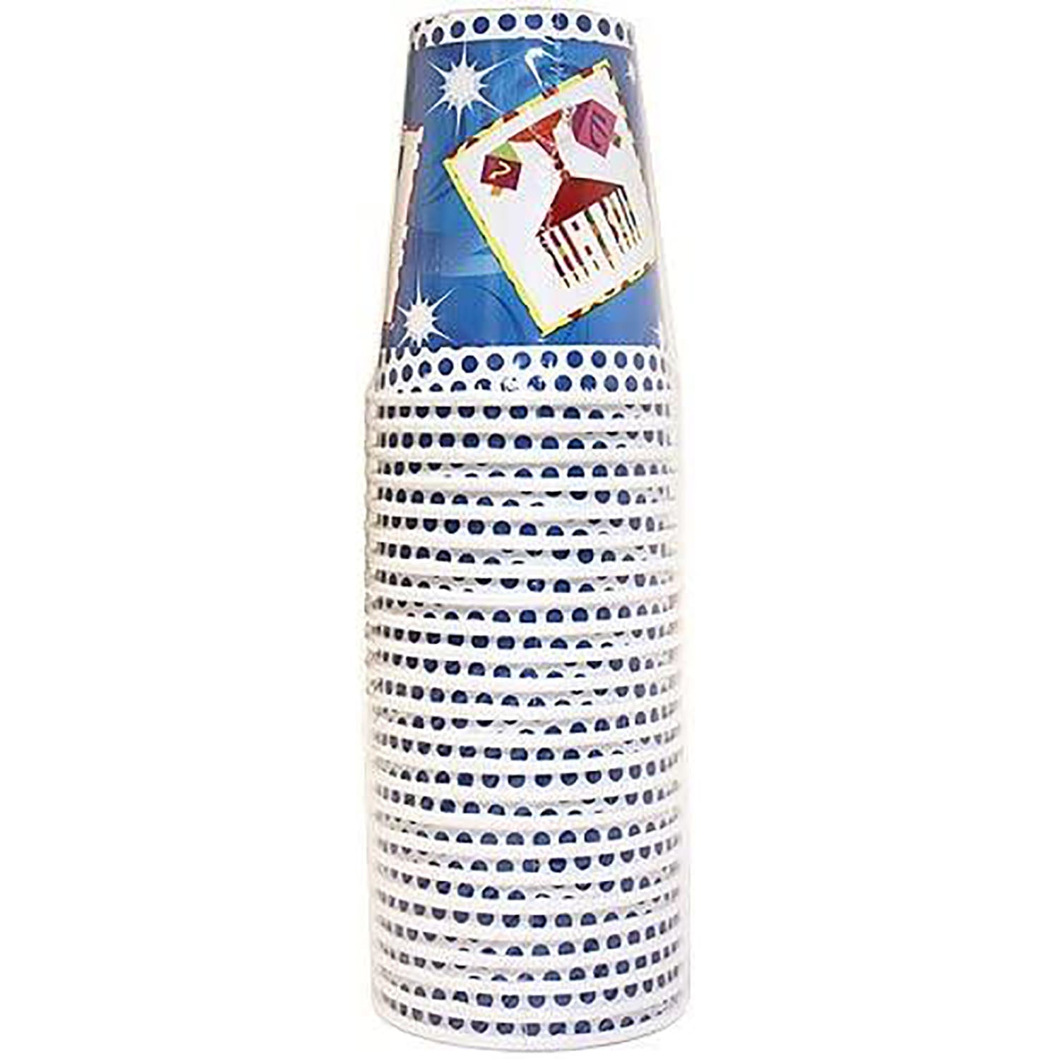 9oz Paper Cup Hot Cold Chanukah Style 24 Count
