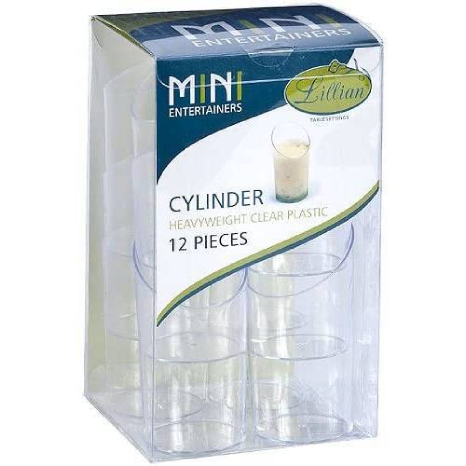 Mini Cylinders Set Presentation Plastic