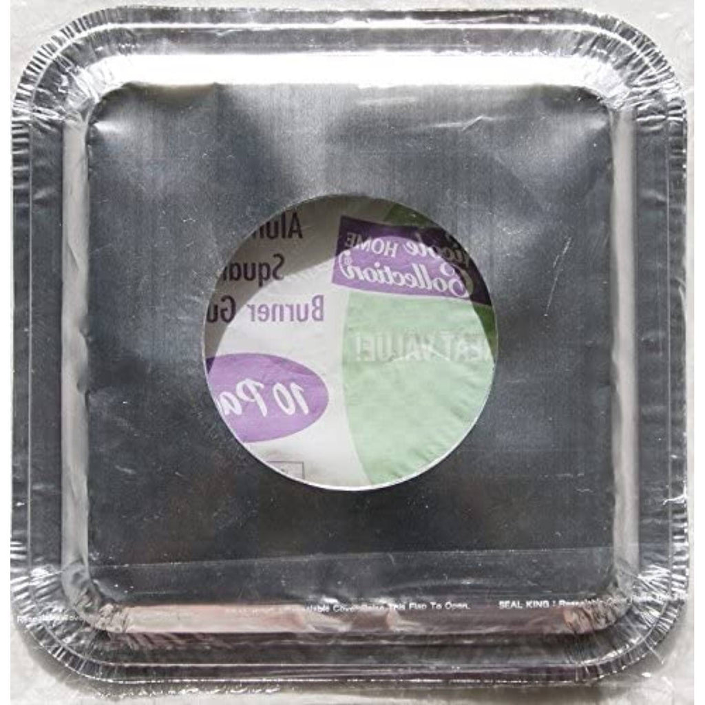 Gas Burner Square Guard 8.5 x 8.5 x .5 Disposable Aluminum