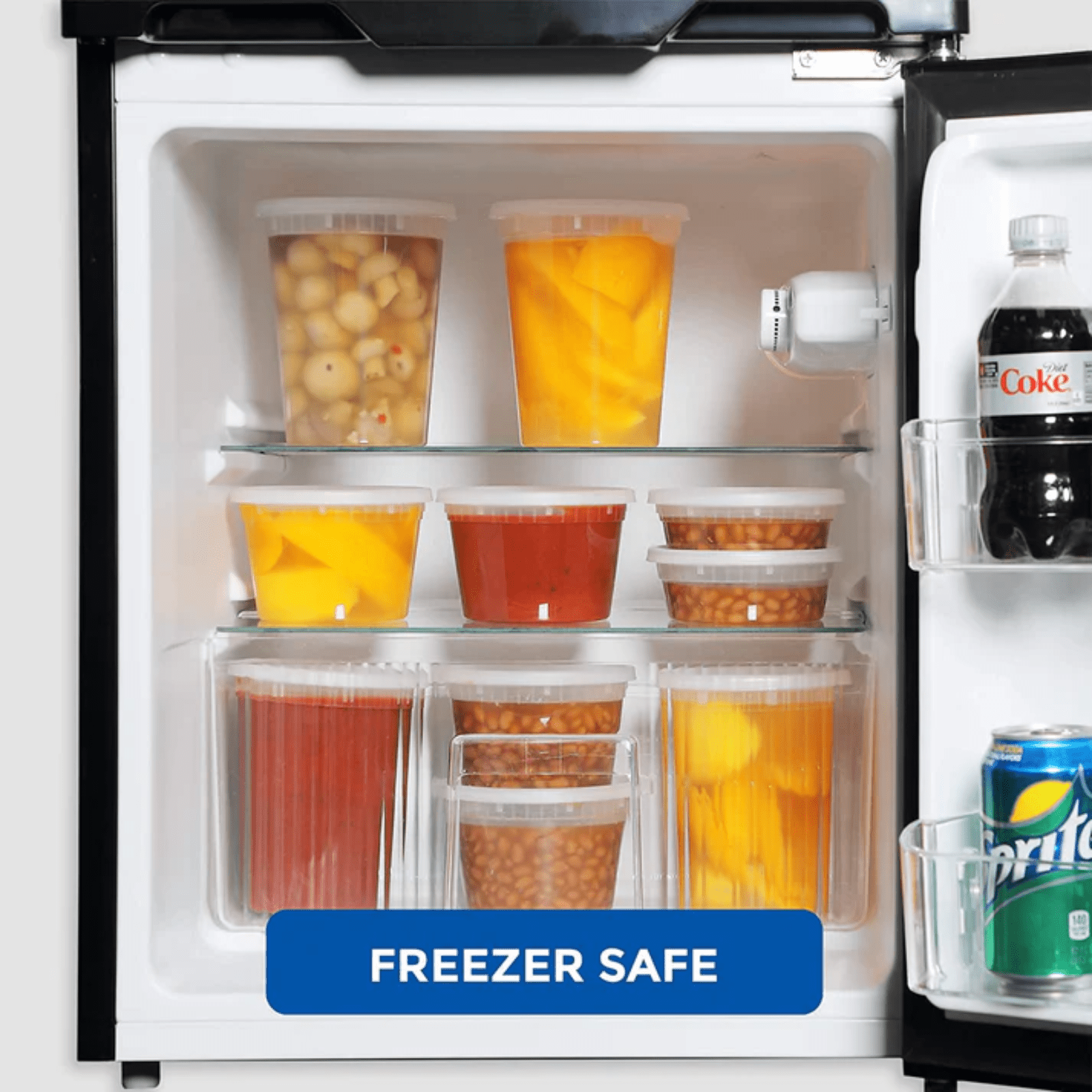 *WHOLESALE* 86oz  Deli Containers with Lids Heavyweight Disposable Plastic 200/case