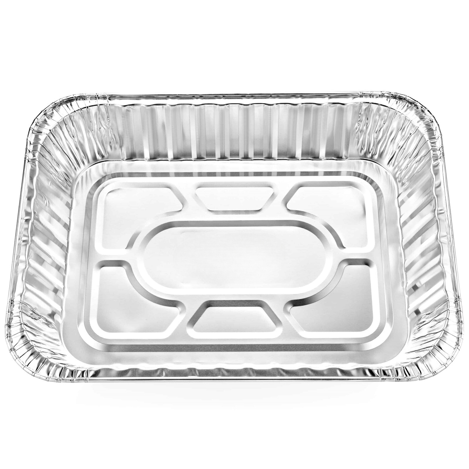Rectangular Roaster Large 17 X 12.5 X 3.19 in. Aluminum Disposable