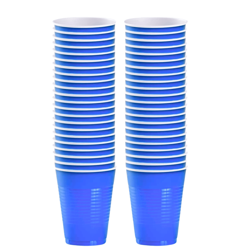 *BUY BULK* 9oz Plastic Cups Blue
