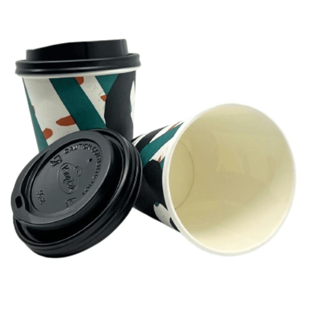 *WHOLESALE* 12oz Paper Cups Hot/Cold With Lids 336/Case