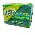 Sponge Scouring Pads & Sponges Heavy Duty 6 Pieces