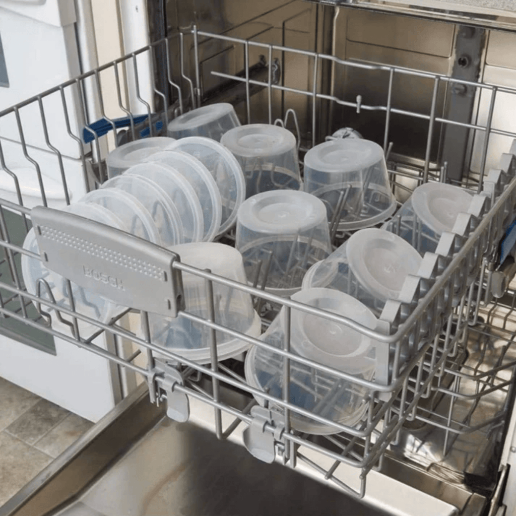 16oz Deli Container with Lids Lightweight Plastic Clear Plastic Round