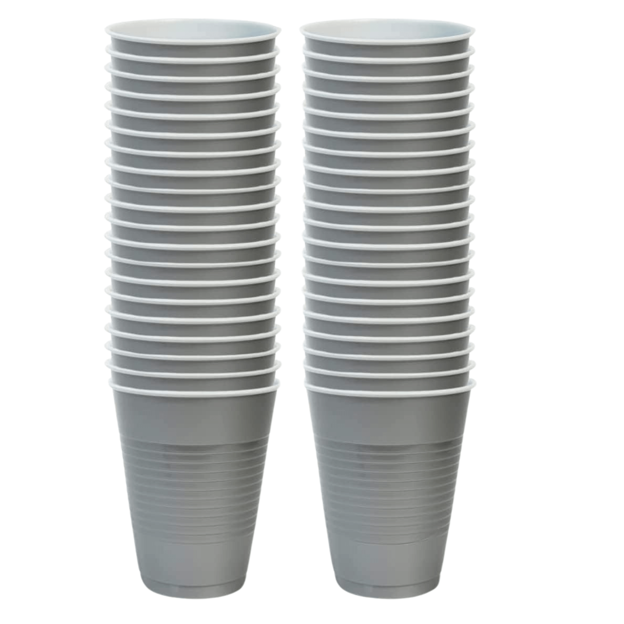*BUY BULK* 9oz Plastic Cups Silver