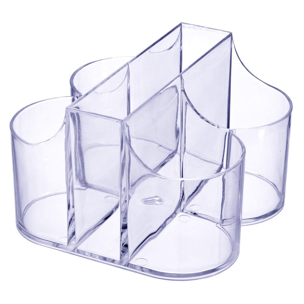 Cutlery Caddy Organizer 5 Compartment Silverware Napkin Holder Plastic