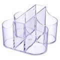 Cutlery Caddy Organizer 5 Compartment Silverware Napkin Holder Plastic