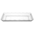 9" x 13" Rectangle Plastic Clear Plastic Tray