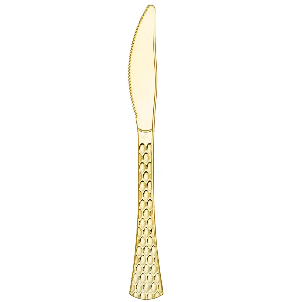 Glamour Knives Gold Heavyweight Disposable Plastic 20 pack