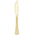 Glamour Knives Gold Heavyweight Disposable Plastic 20 pack