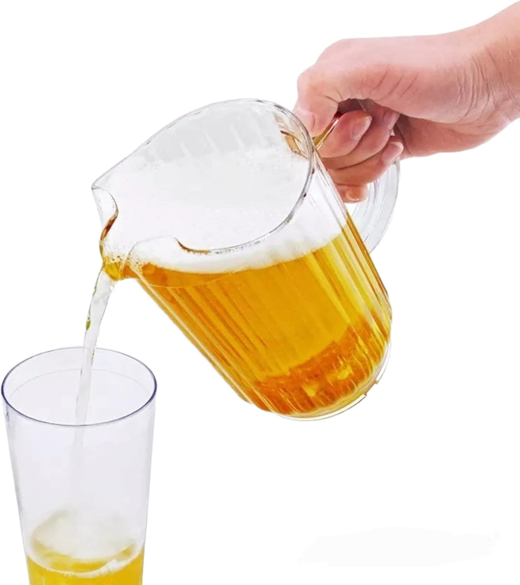 58oz Pitcher With handle Clear Restaurant Style Plastic