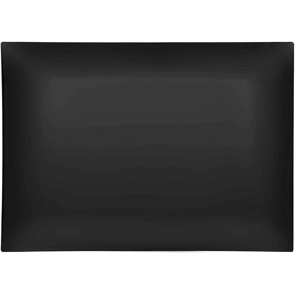 13" Serving Tray Black Plastic