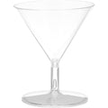 2oz Martini Clear Mini Petite Cup Plastic