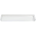 5.5 X 13.5"Mini Rectangle Tray Plastic Plastic Presentation Clear