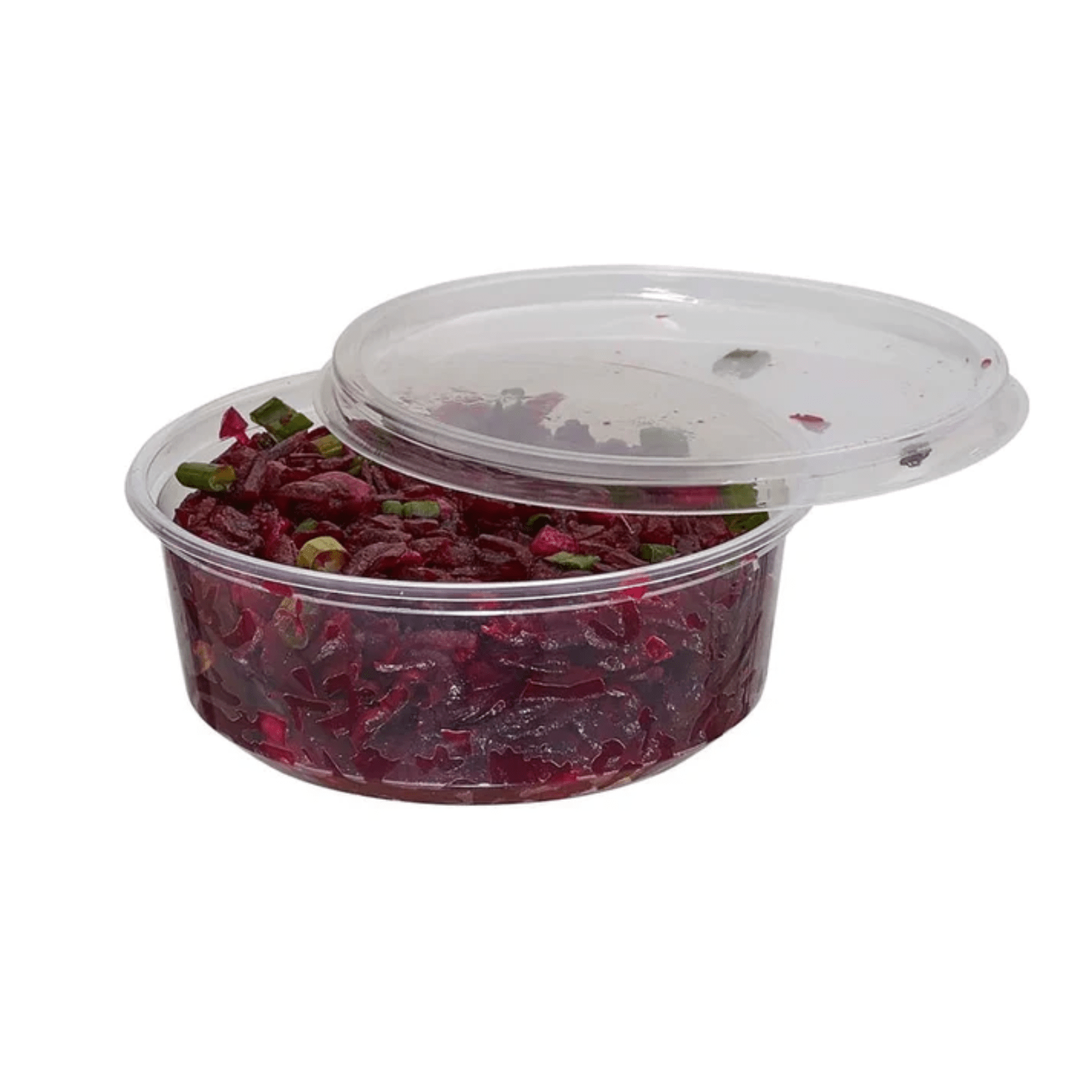 *WHOLESALE* 8oz Lightweight Deli Containers with Lids Disposable Plastic 500/case