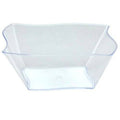 5oz Mini Plastic Twist Dish Clear