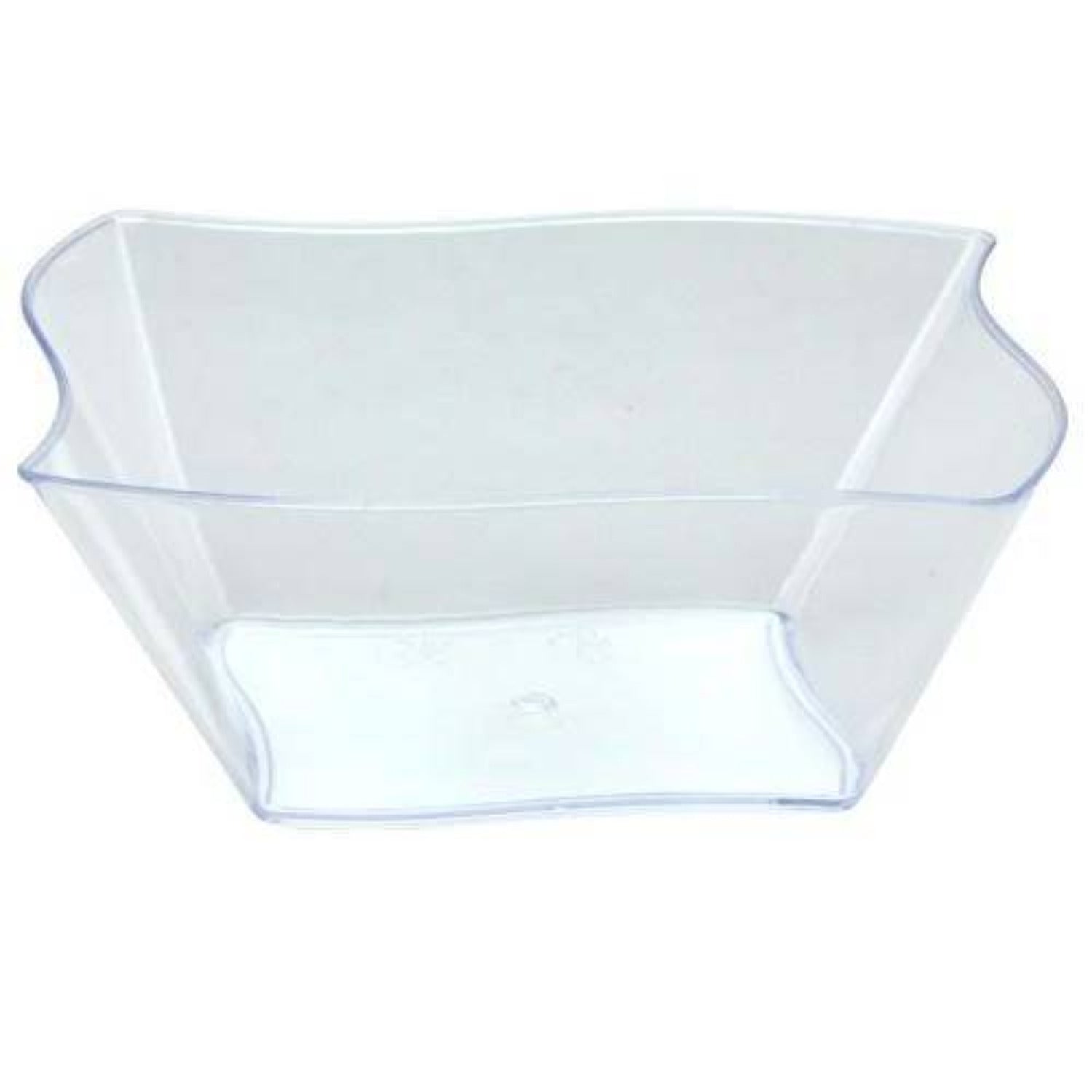 5oz Mini Plastic Twist Dish Clear