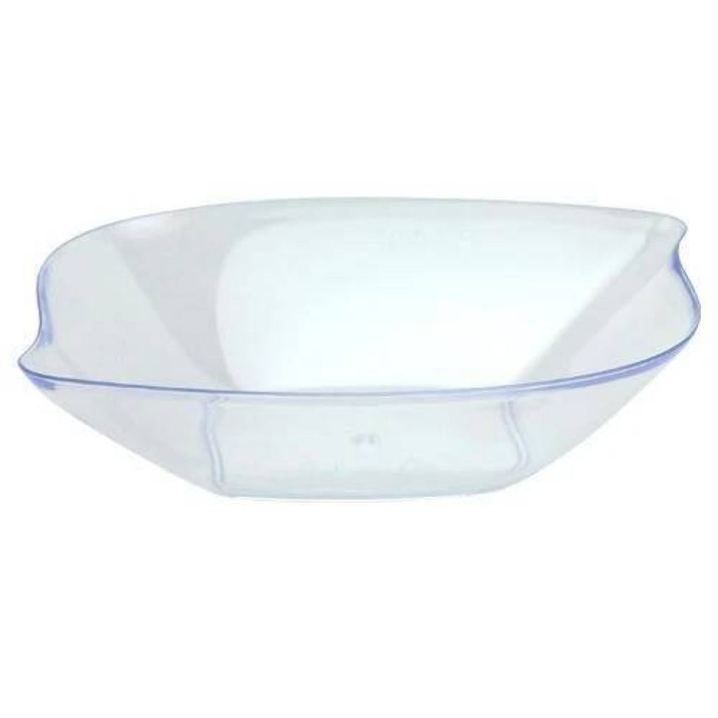 Mini Plastic Flourish Dish Clear 12 Pack