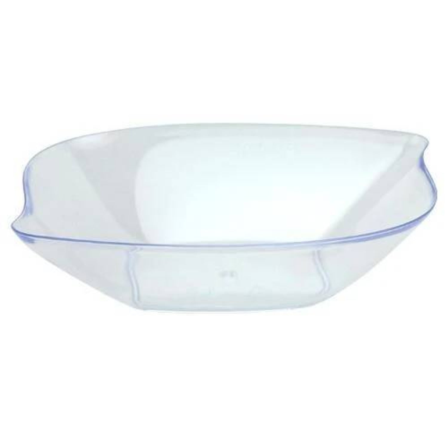 Mini Plastic Flourish Dish Clear 12 Pack